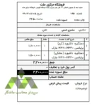 خرید گزارش ساز فاکتور برگشت فروش ۸ سانتی دشت